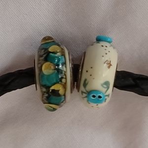 Fenton Art Glass beads